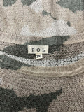 POL Size 3X Beige & Green Camoflage Sweater