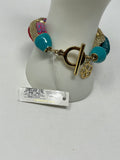 Trina Turk Turquoise & Pink Retro Bracelet NWT