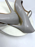Vintage Journee Size 9 Gray T-Strap Heels