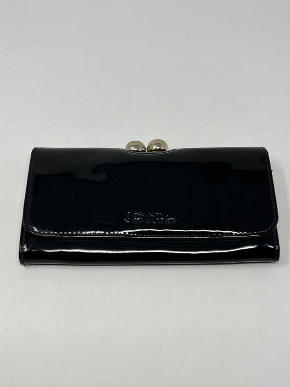 Ted Baker Black Leather Retro Wallet