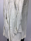 Eileen Fisher Size XL Bone Crinkle Long Open Jacket