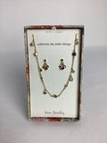 Vera Bradley Gold & Purple Jewelry Set NIB