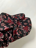 eloquii Size 28 Black & Burgundy Floral Shirt NWT