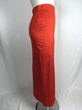 Vintage Size 14 (48) Red Cotton Pencil Skirt NWT