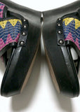 Diane Von Furstenberg Size 9 Multi-Color Woven Sandals