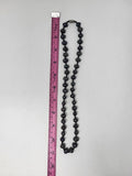 Charcoal & Black Pearl Necklace