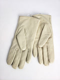 ASOS Size M/L Cream & Gold Leather Studded Gloves