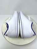 Reebok Size 9 Size White & Royal Blue Stripe Sneakers