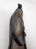 Maggie's Size 10 (40) Black & Pewter Mary Janes NWOB