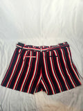 Torrid Size 26W Black & Pink Striped Shorts NWT