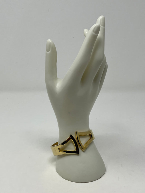 Vintage Gold Triangle Hinge Bracelet