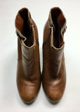 Liz Claiborne Size 10 Cognac Ankle Boots