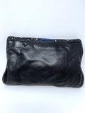 Vintage Seven Handbags by Dimitri Blue & Black Leather Purse