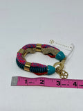 Trina Turk Turquoise & Pink Retro Bracelet NWT