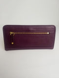 Juicy Couture Plum Rectangle Leather Wallet