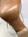 Chloé Size 9.5 (40) Silver Metallic Heels