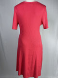 Lane Bryant Size 18W Neon Peach Ribbed Dress NWT